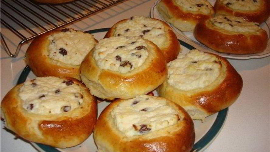 Рецепт булочки с творогом