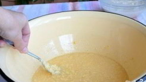 булочка с творогом