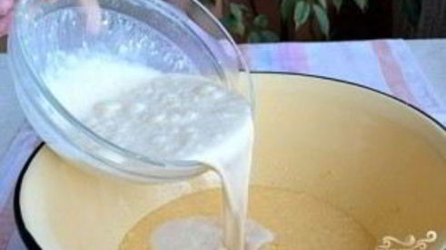 булочка с творогом