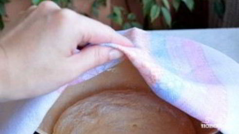 булочка с творогом