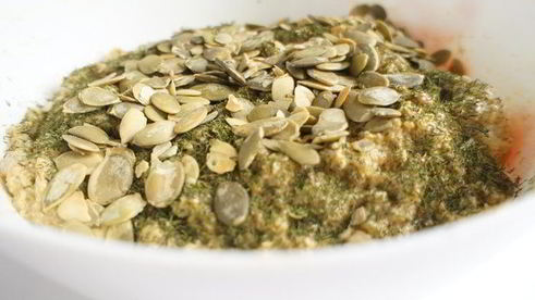 булочки бездрожжевые с тыквенными семечками