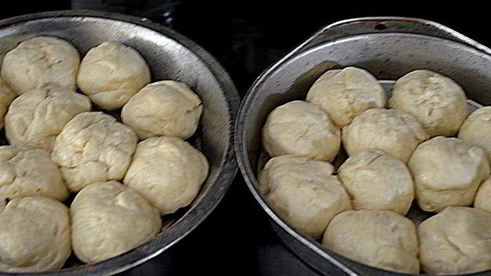 булочки домашние для ужина