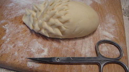 булочки ежики