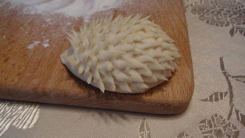 булочки ежики