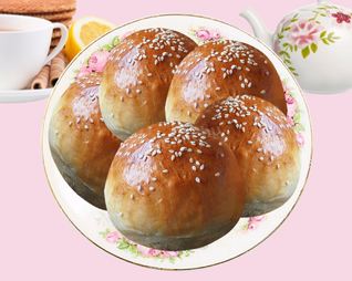 Булочки из кислого теста