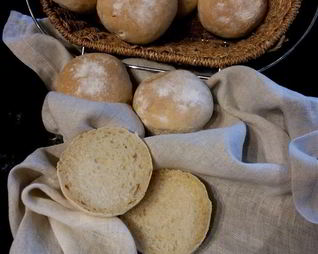 Булочки на солевом дрожжевом растворе