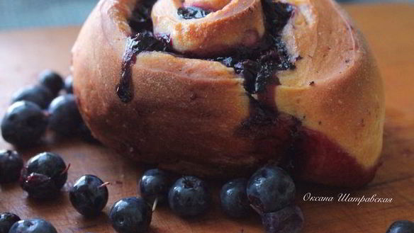 Рецепт Булочек с голубикой