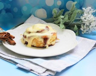 Булочки с корицей и сливочной заливкой синнабон