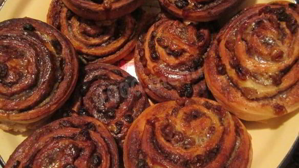 Рецепт Булочек с корицей из дрожжевого теста