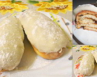 Булочки с маком и орехами в карамели