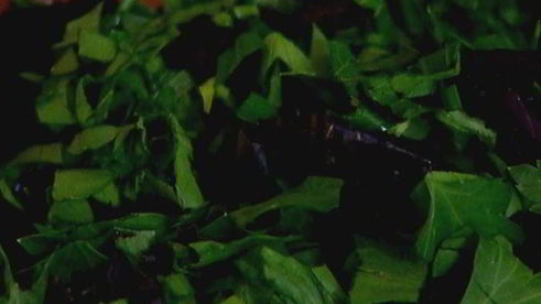 булочки с семечками и зеленью