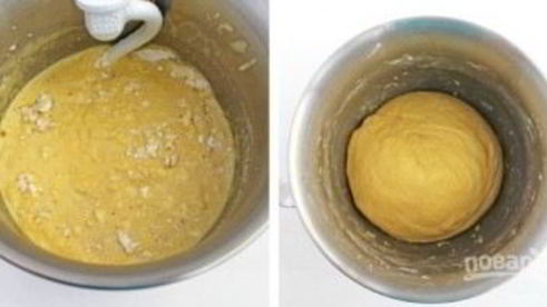 булочки с творогом и изюмом