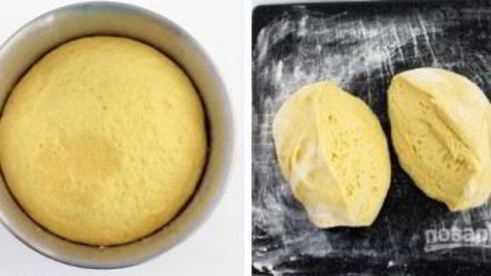 булочки с творогом и изюмом