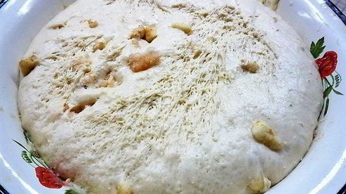 булочки с яблоками, грушей и пряностями