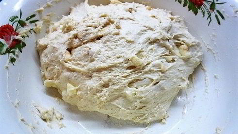 булочки с яблоками, грушей и пряностями