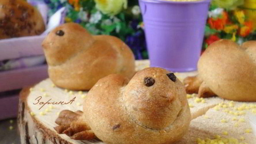 Рецепт булочек жаворонки медовые