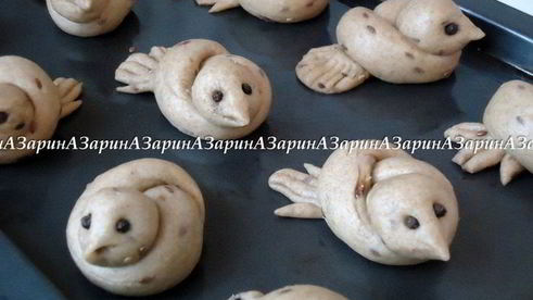 булочки жаворонки медовые