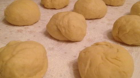 домашние булочки с курагой