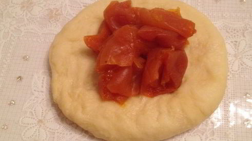 домашние булочки с курагой