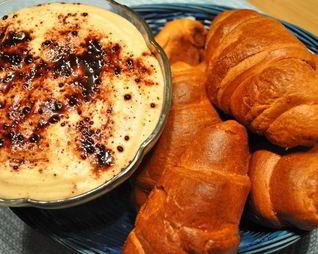 Круассаны Morgen и крем Тирамису с домашнего сыра Маскарпоне