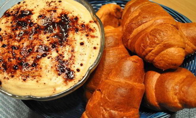 Круассаны Morgen и крем Тирамису с домашнего сыра Маскарпоне