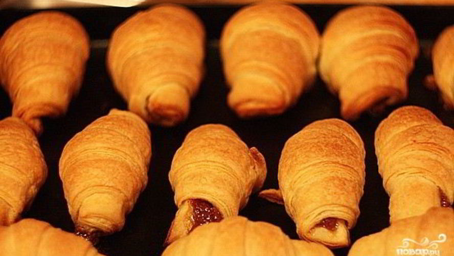 Рецепт круассанов со сгущенкой