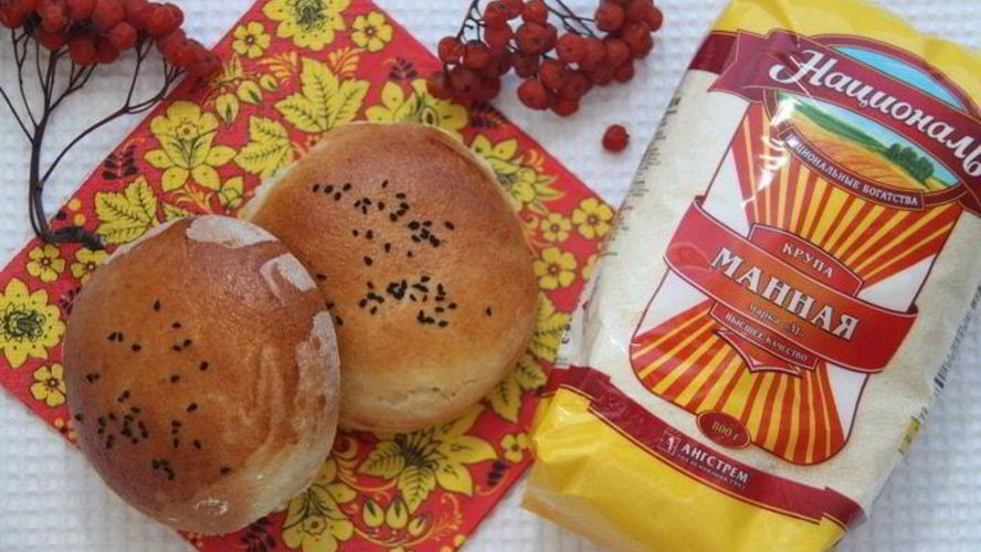 Рецепт манных булочек