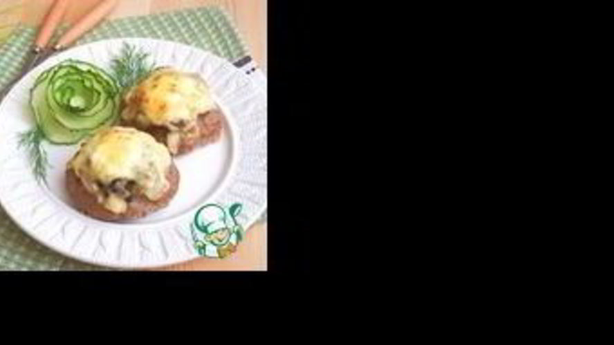 Рецепт мясных ватрушек с грибами и луком