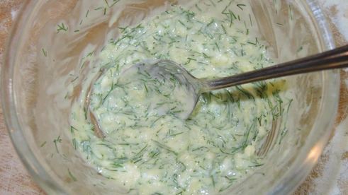 пампушки чесночно-укропные