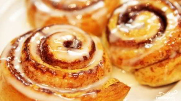 Рецепт Плюшек с корицей