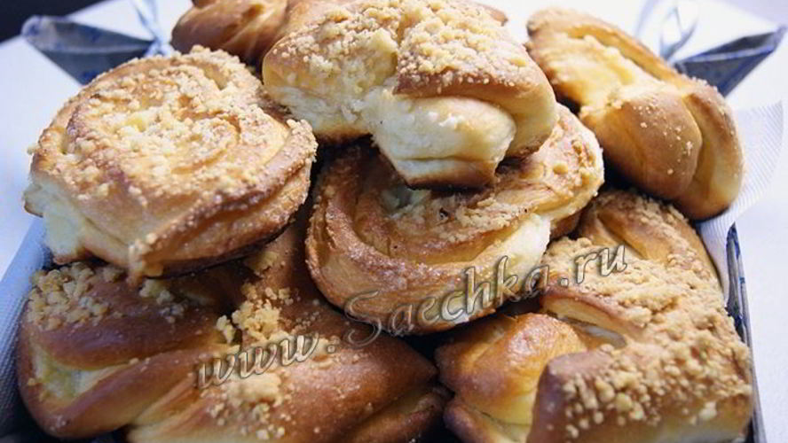 Рецепт сдобных булочек