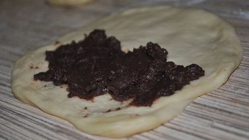 шоколадные булочки розочки