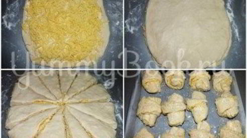 сырные круассаны