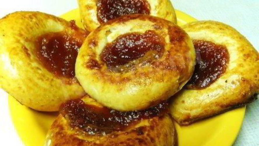 Рецепт творожной ватрушки с повидлом из дрожжевого теста