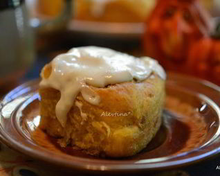 Тыквенные булочки с пеканом