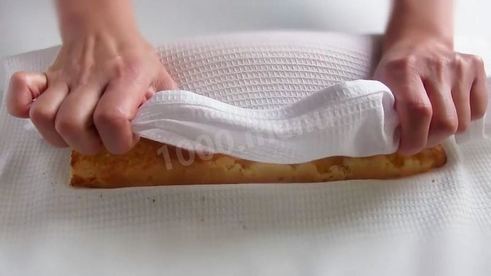 быстрый яблочный рулет