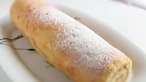 быстрый яблочный рулет