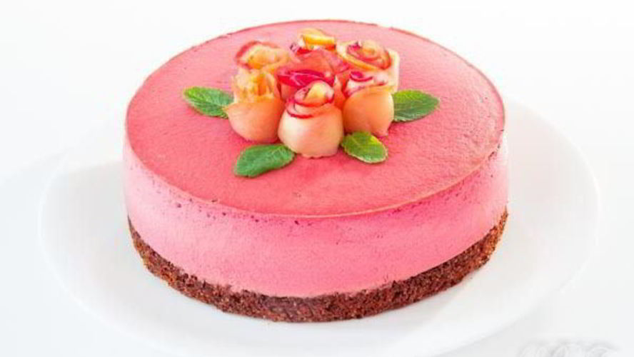 Рецепт амарантового чизкейка