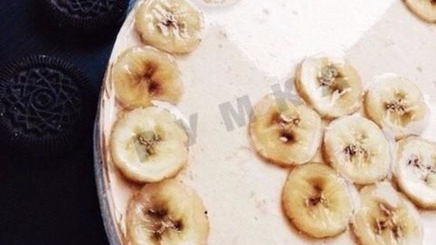 Рецепт бананового чизкейка с творогом без выпечки