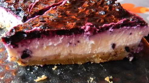 черничный чизкейк с розмарином