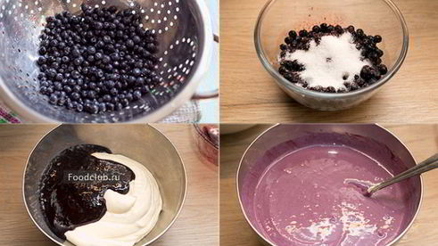 черничный чизкейк