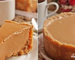 Чизкейк без выпечки со сгущенкой