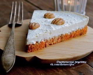 Чизкейк на морковной основе