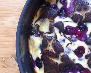 Чизкейк на основе брауни