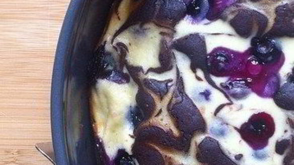 Рецепт Чизкейка на основе брауни