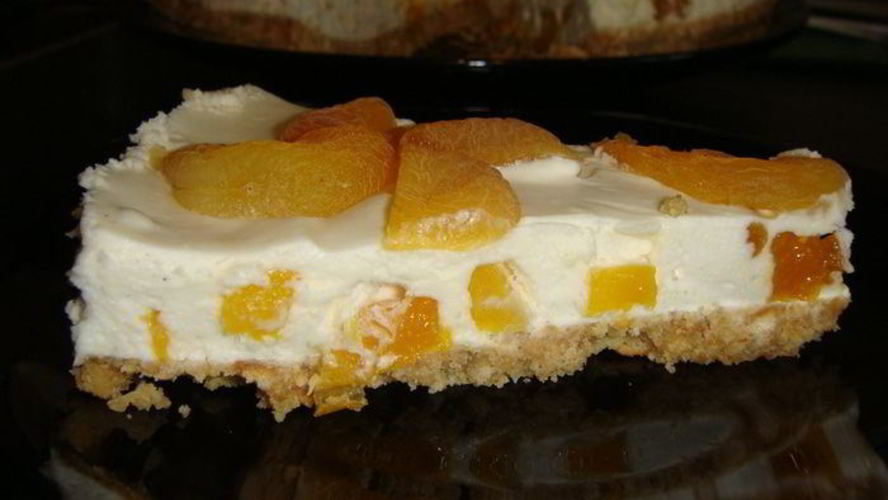 Рецепт чизкейка с курагой