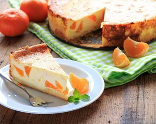 Чизкейк с мандаринами