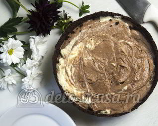 Чизкейк с нутеллой без выпечки