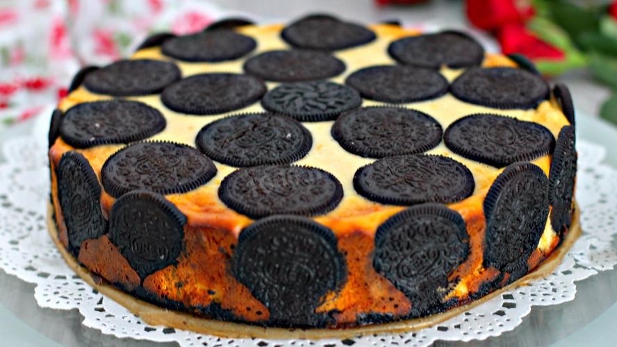 Рецепт чизкейка с печеньем орео шоколадным