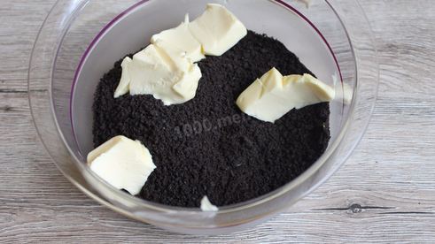 чизкейк с печеньем орео шоколадным